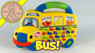 FisherPrice Mattel Elmo amp Friends Talking Alphabet Sesame Street School Bus [upl. by Niltiac]