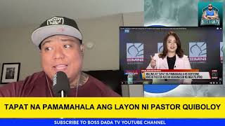 Pastor Quiboloy nagbuo ng grupo ng mga Abogado para sa mamamayang Pilipino [upl. by Yoccm856]