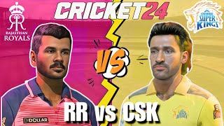 ELIMINATOR 2  CSK vs RR  DHONI vs SAMSON  IPL in Cricket 24 Live [upl. by Dnalsor]