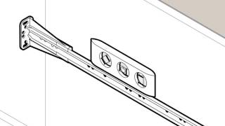 Liberty  European Drawer Slide Socket  Installation Video [upl. by Iclek]