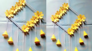 Very Easy Wallmate Pepper Handmade Flower Hanging Beautiful DesignHome Decoration ideas 🏘️ [upl. by Neelia]