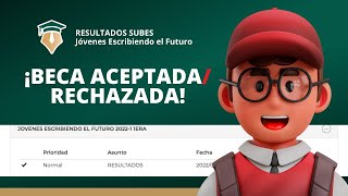 Resultados Beca Bienestar Benito Juárez Educación Superior JOVENES ESCRIBIENDO EL FUTURO 20221 1ERA [upl. by Eenram]