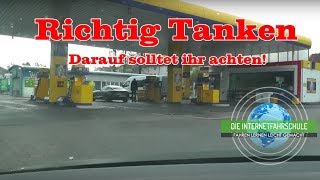 Tanken Teil 1  Das erste mal selber Tanken  Tankstelle  Fahrstunde  Führerschein [upl. by Mafalda674]