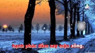 Karaoke Mùa Đông Thương Nhớ  Beat Chuẩn [upl. by Airamesor]