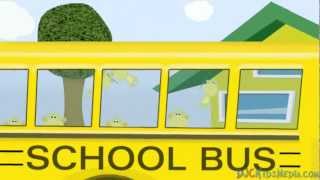 The Wheels on the Bus  Fun Animated Childrens Video and Song [upl. by Arocat]