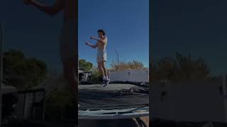 Person Falls Inside of Trampoline as it Gets Ripped Due to Excess Jumping  1395066 [upl. by Mcclary]