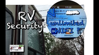 RV security Unlimited WIFI on the roadRV living amp travel vlog [upl. by Nolham321]