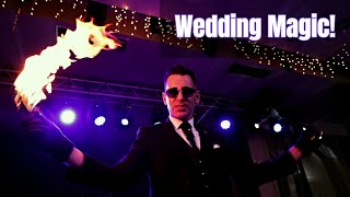 Magician Tristan is on Fire Amazing Wedding Magic Show in Kos [upl. by Ylluz]