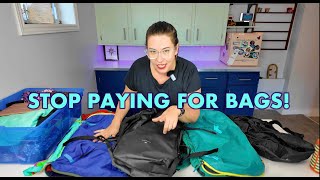 ✈️🇨🇦CarryOn PART 2 Ditch the Bags amp Save Cash pt 2 Personal Bag only travel 🇨🇦 [upl. by Salvucci]