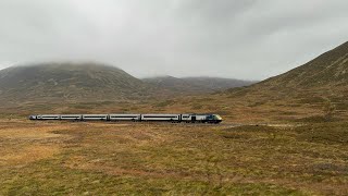 Scotrail Inter7City HST 43144 HA09 43163 Druimuachdar Pass 1B30 Inverness  Edinburgh 24102024 [upl. by Vershen]