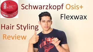 Schwarzkopf Osis Flexwax Styling Review  Undercut Hair Styling [upl. by Yarod]