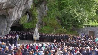 Procession eucharistique du May 11 2023  Sanctuaire de Lourdes [upl. by Liborio]