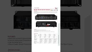 Mpro audio MK series amplifier [upl. by Nojed]