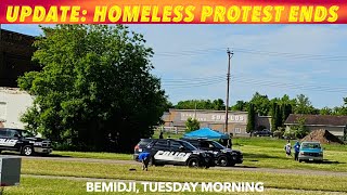 UPDATE Bemidji Homeless Protest Ends Without Incident [upl. by Brunhilda27]