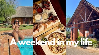 vlog I Spent the Weekend at Bains Lodge  UFS STUDENT [upl. by Missie899]