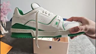 LV Trainer Seaker Unboxing and On Feet [upl. by Savil792]