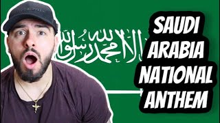 🇸🇦 Saudi Arabia National Anthem  عاش المليك British REACTION [upl. by Valery183]