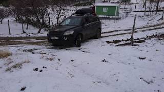 Chevrolet Captiva 20D Snow Karda deneme [upl. by Ellinej819]