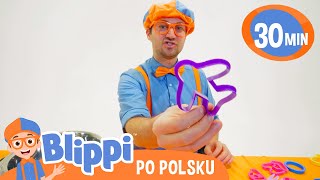 Zabawa ciastoliną  🧡 BLIPPI 🧡 Bajki dla dzieci po polsku [upl. by Abrahan]