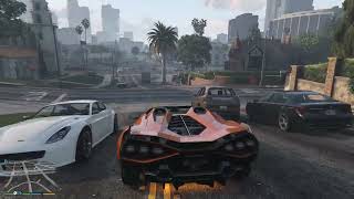 Trying Lamborghini in GTA5 [upl. by Nylsirk]