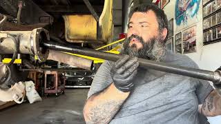 Curt’s 1958 Ford F100  Passenger side axle removal loose passenger side exhaust system [upl. by Paris]