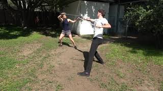 Rapier amp Dagger Fight 2  BrittanySawyer [upl. by Ik]