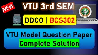 DDCO Model Paper Solution  Part 1  Qn 1 to 4 [upl. by Nosduj70]