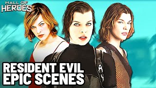 Resident Evils Most Epic Scenes  Resident Evil Movies  Hall Of Heroes [upl. by Naharba]