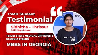 TSMU Student Testimonial Tbilisi State Medical University Georgia TSMU MBBS IN GEORGIA 2023 [upl. by Alisha]