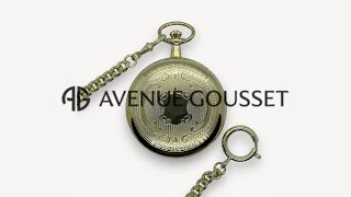 Montre à Gousset Quartz Laval Écusson [upl. by Atnima363]