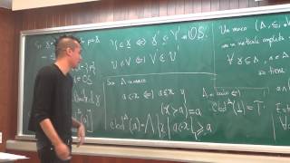 Seminario de Becarios «El punto del Algebra sin puntos» Luis Ángel Zaldívar Corichi [upl. by Eciryt]