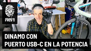 Cómo instalar una dinamo en la bicicleta con batería de acumulación y puerto USBC [upl. by Aytida601]