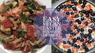 Vegan Easter Dinner  Easy  Oil Free [upl. by Nirol893]