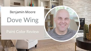 Benjamin Moore Dove Wing Paint Color Review [upl. by Nirb969]