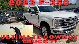 2023 Ford F350 King Ranch Better than Ram Limited Incredible interior 2023superduty [upl. by Isador]