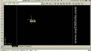 AutoCAD Tutorial  Text  from myCADsitecom [upl. by Koenig]