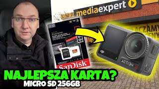 Jak sformatować kartę w kamerce DJI OSMO ACTION 4  Micro SD Sandisk Extreme 256GB  OdpoczywaMy [upl. by Campagna]