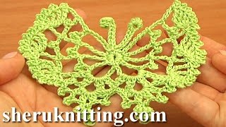 Crochet Butterfly Free Pattern [upl. by Nhoj]