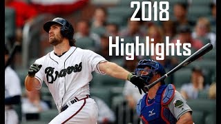 Charlie Culberson  2018 Highlights  Atlanta Braves [upl. by Casanova866]