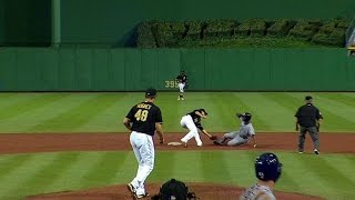 SDPIT Cervelli throws out Upton at second [upl. by Aihsekram]