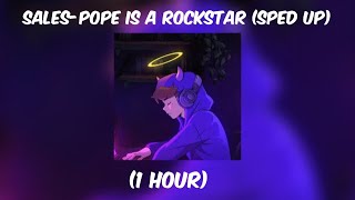 SalesPope is a rockstar sped up to study 1 hour [upl. by Nimsaj372]