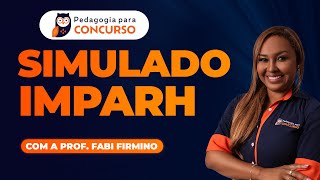 Simulado Banca IMPARH  Pedagogia para Concurso [upl. by Libb932]