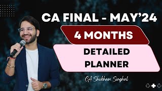 CA Final May24 Detailed Planner and Guidance  Exam Dates  Paper 6  Both or Single Group [upl. by Lipman]