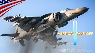 Legendary Harrier Jet – AV8B performs Vertical Takeoff and Landing [upl. by Nwatna]