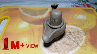 How To Make Shiva Lingam With Clay  Shiva Lingam Using Clay  Clay Shiva Lingam [upl. by Enattirb]