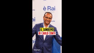 Sanremo 2025 Carlo Conti conduttore e direttore artistico l’annuncio al Tg1 [upl. by Sand]