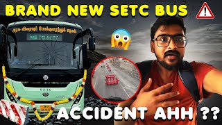 Just Miss உயிர் தப்பிச்சோம் Chennai To Bangalore In Brand New SETC BUS  Skilled Driver Tuberbasss [upl. by Sadiras]