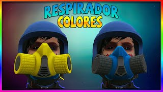 RESPIRADORES DE COLORES TODOS GTA V ONLINE PS45 XBOX 1 PC [upl. by Suzetta]