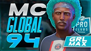 CLUBES PRO FIFA 23 🎮 EL MC con GRL MAXIMO I GLOBAL 94 🎫 Best winger build CM PRO CLUBS FIFA 23 [upl. by Shama]