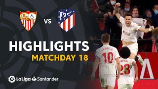 Resumen de Sevilla FC vs Atlético de Madrid 21 [upl. by Gnilsia]